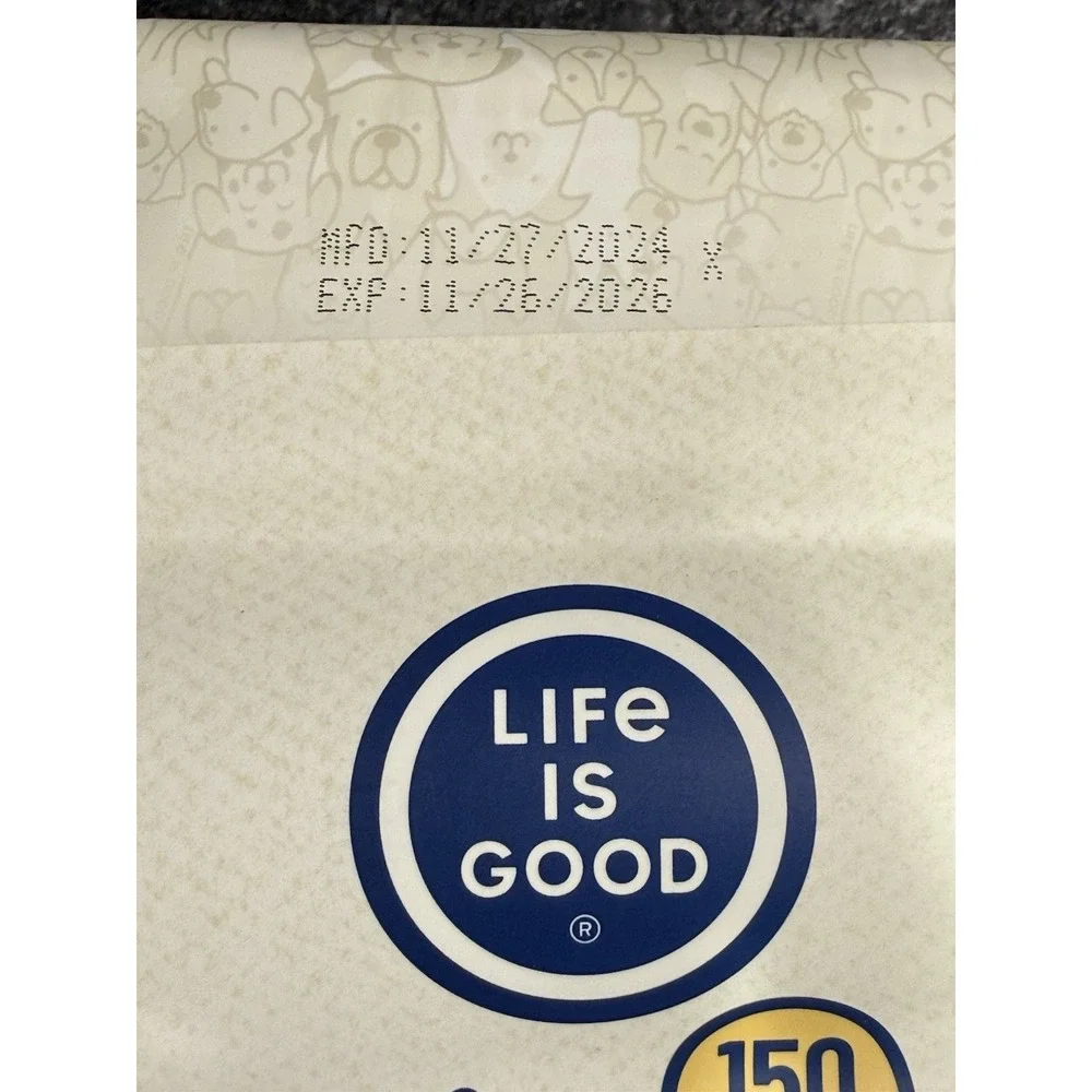 Life Is Good Pet Wipes Aloe & Calming Chamomile 5 Pack 150 Wipes Total LG1045